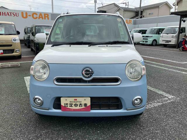 ミラココアココアプラスXスペシャルコーデ7インチナビ/オートエアコン/カーペットマット/バイザー/運転席上下アジャスター/電動格納ミラー/ドアミラーターンランプ/キーフリーシステム/アイドリングストップ/レザーハンドル/スカッフプレート(千葉県)の中古車