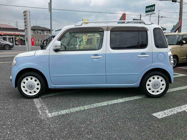 ミラココアココアプラスXスペシャルコーデ7インチナビ/オートエアコン/カーペットマット/バイザー/運転席上下アジャスター/電動格納ミラー/ドアミラーターンランプ/キーフリーシステム/アイドリングストップ/レザーハンドル/スカッフプレート(千葉県)の中古車