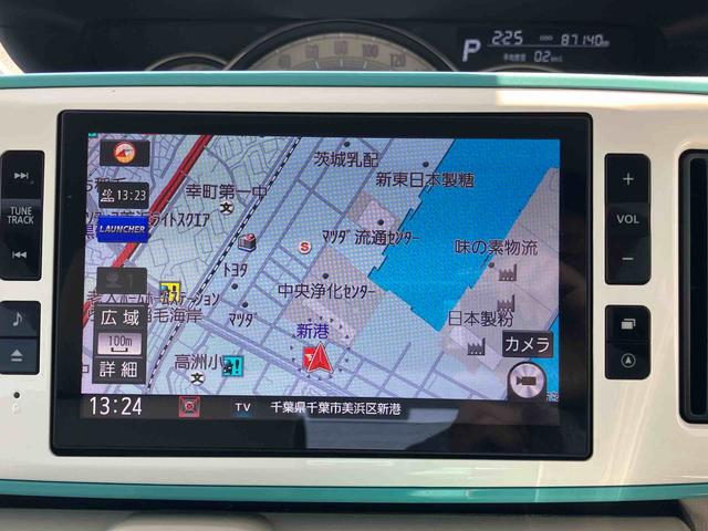 ムーヴキャンバスＧメイクアップリミテッド　ＳＡIII８型ナビ・ＴＶ・ＤＶＤ・ＢＴ・ＵＳＢ　全周囲カメラ　ドラレコ　ＥＴＣ　革巻シフトノブ　衝突被害軽減ブレーキ　ＬＥＤヘッドライト＆フォグ　オートライト＆オートハイビーム　両側電動スライド　スマートキー（千葉県）の中古車