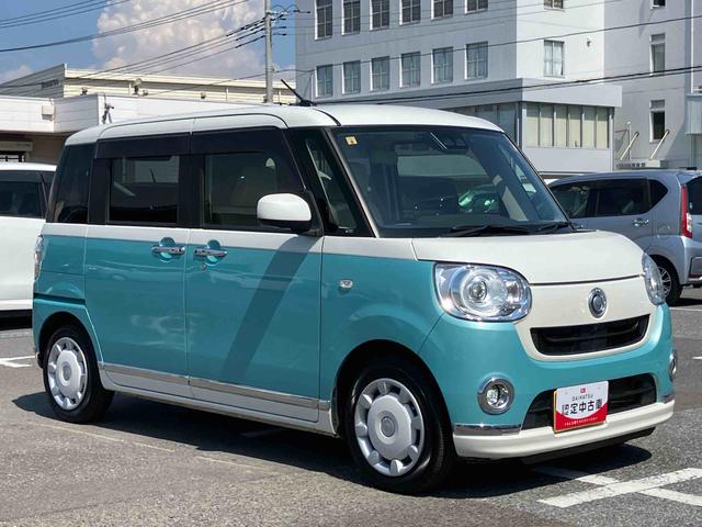 ムーヴキャンバスＧメイクアップリミテッド　ＳＡIII８型ナビ・ＴＶ・ＤＶＤ・ＢＴ・ＵＳＢ　全周囲カメラ　ドラレコ　ＥＴＣ　革巻シフトノブ　衝突被害軽減ブレーキ　ＬＥＤヘッドライト＆フォグ　オートライト＆オートハイビーム　両側電動スライド　スマートキー（千葉県）の中古車