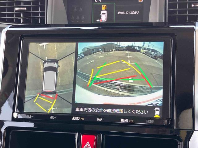 ルーミーカスタムＧ　４ＷＤ９型ナビ／ＢＴ／ＴＶ／ＤＩＳＣ／全周囲カメラ／ステアスイッチ　前後ドラレコ　ＥＴＣ２．０　両側パワスラ　ＬＥＤヘッド＆フォグランプ　クルコン　１４インチアルミ　シートヒーター　衝突被害軽減ブレーキ（千葉県）の中古車