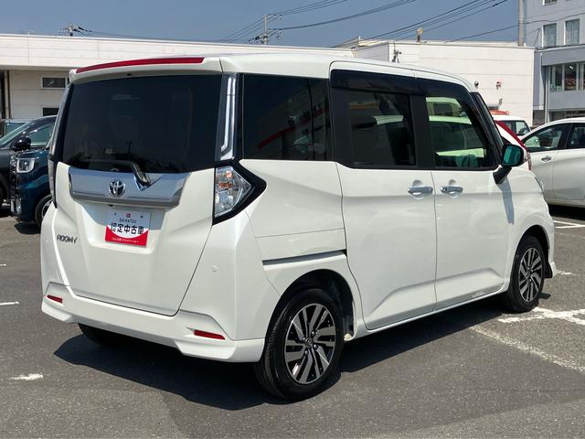 ルーミーカスタムＧ　４ＷＤ９型ナビ／ＢＴ／ＴＶ／ＤＩＳＣ／全周囲カメラ／ステアスイッチ　前後ドラレコ　ＥＴＣ２．０　両側パワスラ　ＬＥＤヘッド＆フォグランプ　クルコン　１４インチアルミ　シートヒーター　衝突被害軽減ブレーキ（千葉県）の中古車