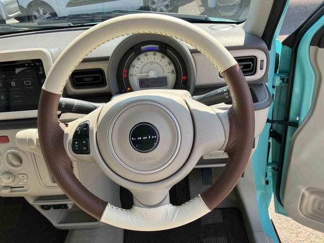 アルトラパンＬナビ・ＴＶ・ＤＶＤ・ＢＴ・ＵＳＢ　全周囲カメラ　運転席シートヒーター　スマートキー　プッシュボタンスタート　シートリフター　革巻ステアリング　ハロゲンヘッドランプ　マニュアルエアコン　電動格納Ｄミラー（千葉県）の中古車