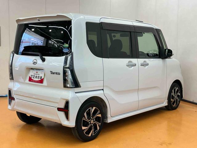 タントカスタムＸセレクションナビ／ＢＴ／ＴＶ／ＤＩＳＣ／バックカメラ／ステアスイッチ　前後ドラレコ　ＥＴＣ　両側パワスラ　１４インチアルミ　ＬＥＤヘッド＆フォグランプ　シートヒーター　シートバックテーブル　衝突被害軽減ブレーキ（千葉県）の中古車