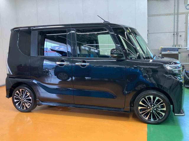 タントカスタムＲＳターボ　９型ディスプレイオーディオ・地デジ・ＢＴ・ＵＳＢ　全周囲カメラ　ＥＴＣ　ドラレコ　駐車支援システム　ＩＤＬＥ非装着車　アダプティブクルコン　アダプティブドライビングビーム　ＬＥＤヘッドライト（千葉県）の中古車