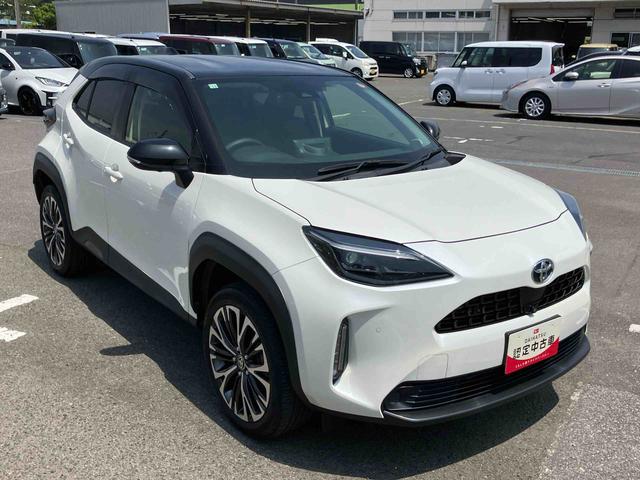 ヤリスクロスＺナビ／ＤＩＳＣ／ＤＴＶ／ＢＴ／ＵＳＢ／全周囲Ｍ　ドライブレコーダー　ＥＴＣ　運転席電動シート／前席シートヒーター　ＭＴモード付ＣＶＴ　アダプティブクルーズコントロール　電動駐車ブレーキ（千葉県）の中古車