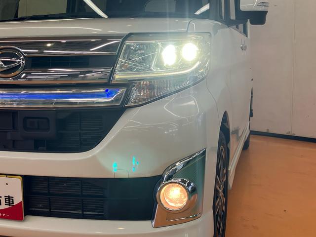 タントカスタムＲＳ　トップエディションＳＡ　４ＷＤナビ／ＢＴ／ＴＶ／ＤＩＳＣ／バックカメラ／ステアリングスイッチ　両側パワスラ　ＬＥＤフロントイルミ　ＬＥＤヘッドライト　ハロゲンフォグ　１５インチアルミ　スマートキー　衝突被害軽減ブレーキ（千葉県）の中古車
