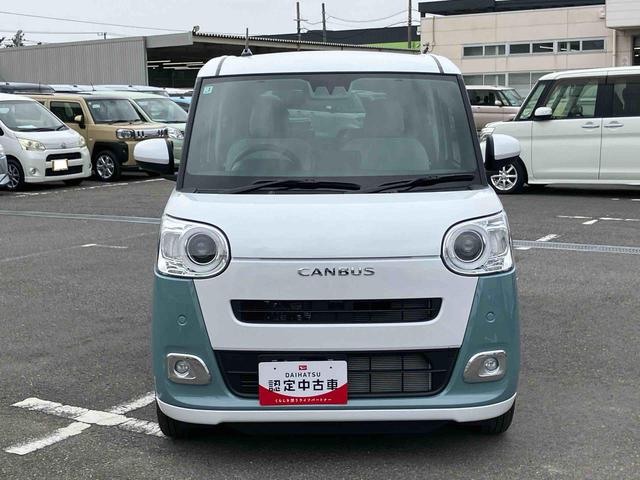 ムーヴキャンバスストライプスＧターボターボ　バックカメラ　アダプティブクルコン　ＬＥＤヘッドライト　ＬＥＤフォグランプ　オートライト　オートハイビーム　衝突被害軽減ブレーキ　コーナーセンサー　シートヒーター　ホッとカップホルダー（千葉県）の中古車