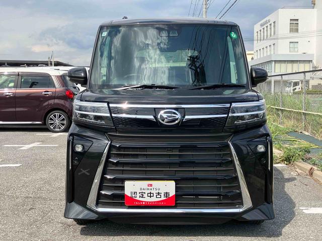 タントカスタムＸバックカメラ　両側電動スライドドア　１４インチアルミ　ＬＥＤヘッド＆フォグランプ　シートヒーター　電動駐車ブレーキ　オートライト　上下２段調節式デッキボード　コーナーセンサー　衝突被害軽減ブレーキ（千葉県）の中古車