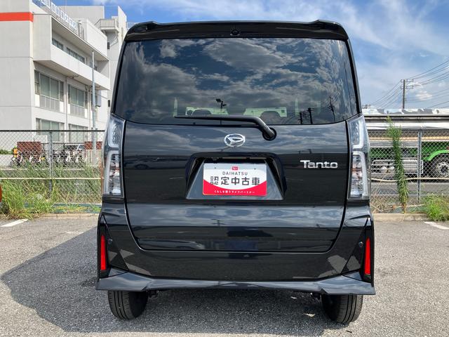 タントカスタムＸバックカメラ　両側電動スライドドア　１４インチアルミ　ＬＥＤヘッド＆フォグランプ　シートヒーター　電動駐車ブレーキ　オートライト　上下２段調節式デッキボード　コーナーセンサー　衝突被害軽減ブレーキ（千葉県）の中古車