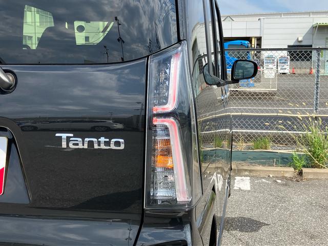 タントカスタムＸバックカメラ　両側電動スライドドア　１４インチアルミ　ＬＥＤヘッド＆フォグランプ　シートヒーター　電動駐車ブレーキ　オートライト　上下２段調節式デッキボード　コーナーセンサー　衝突被害軽減ブレーキ（千葉県）の中古車
