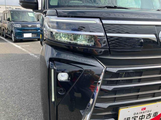 タントカスタムＲＳターボエンジン　１５インチアルミ　バックカメラ　両側電動スライドドア　シートヒーター　電動駐車ブレーキ　ＬＥＤライト＆フォグ　上下２段調節式デッキボード　コーナーセンサー　衝突被害軽減ブレーキ（千葉県）の中古車