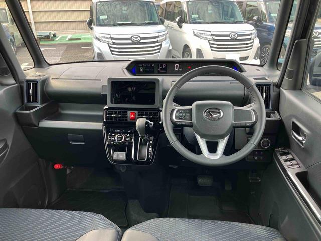 タントカスタムＲＳターボエンジン　１５インチアルミ　バックカメラ　両側電動スライドドア　シートヒーター　電動駐車ブレーキ　ＬＥＤライト＆フォグ　上下２段調節式デッキボード　コーナーセンサー　衝突被害軽減ブレーキ（千葉県）の中古車