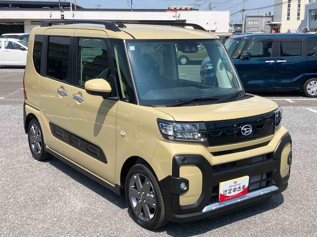 タントファンクロスターボルーフレール　１５インチアルミ　バックカメラ　両側電動スライドドア　シートヒーター　電動駐車ブレーキ　ＬＥＤライト＆フォグ　上下２段調節式デッキボード　コーナーセンサー　衝突被害軽減ブレーキ（千葉県）の中古車