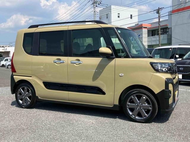 タントファンクロスターボルーフレール　１５インチアルミ　バックカメラ　両側電動スライドドア　シートヒーター　電動駐車ブレーキ　ＬＥＤライト＆フォグ　上下２段調節式デッキボード　コーナーセンサー　衝突被害軽減ブレーキ（千葉県）の中古車
