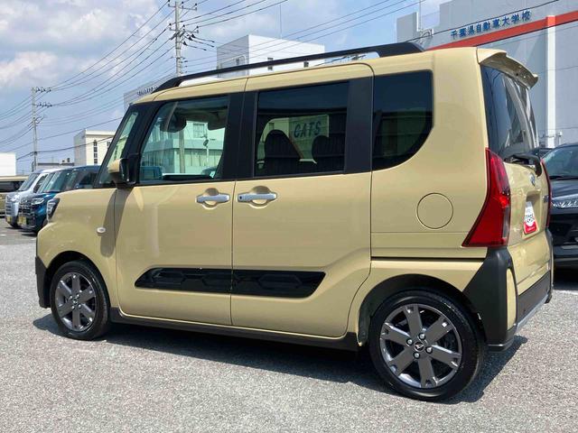 タントファンクロスターボルーフレール　１５インチアルミ　バックカメラ　両側電動スライドドア　シートヒーター　電動駐車ブレーキ　ＬＥＤライト＆フォグ　上下２段調節式デッキボード　コーナーセンサー　衝突被害軽減ブレーキ（千葉県）の中古車
