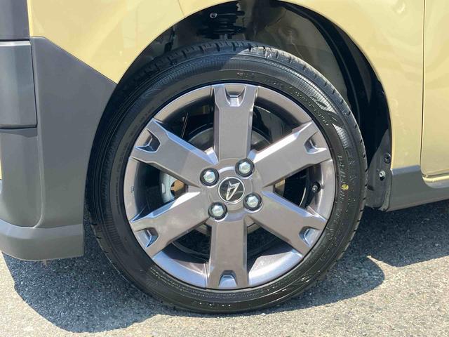タントファンクロスターボターボエンジン　ルーフレール　１５インチアルミ　バックカメラ　両側パワスラ　シートヒーター　電動駐車ブレーキ　ＬＥＤライト＆フォグ　上下２段調節式デッキボード　コーナーセンサー　衝突被害軽減ブレーキ（千葉県）の中古車