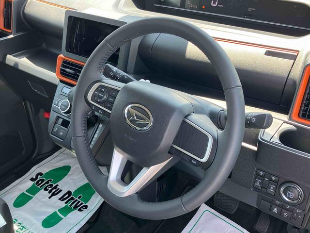 タントファンクロスターボターボエンジン　ルーフレール　１５インチアルミ　バックカメラ　両側パワスラ　シートヒーター　電動駐車ブレーキ　ＬＥＤライト＆フォグ　上下２段調節式デッキボード　コーナーセンサー　衝突被害軽減ブレーキ（千葉県）の中古車