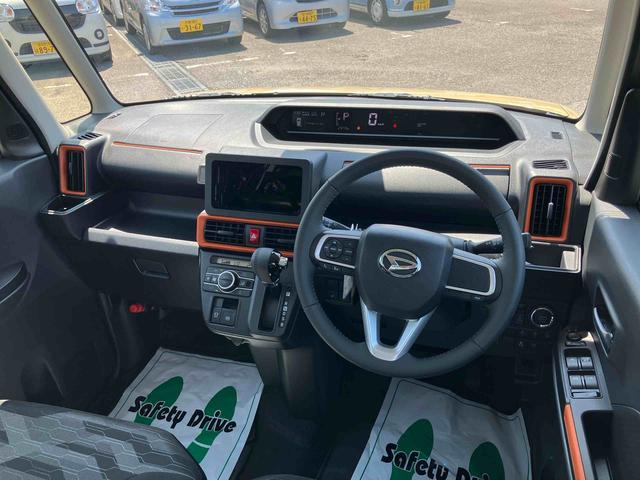 タントファンクロスターボターボエンジン　ルーフレール　１５インチアルミ　バックカメラ　両側パワスラ　シートヒーター　電動駐車ブレーキ　ＬＥＤライト＆フォグ　上下２段調節式デッキボード　コーナーセンサー　衝突被害軽減ブレーキ（千葉県）の中古車