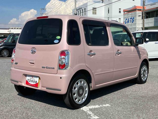 ミラココアココアＸコーナーセンサー　フォグランプ　クリアテールランプ　電動格納ドアミラー　プライバシーガラス　オートライト　キーフリーシステム　イモビライザー　オートエアコン（千葉県）の中古車