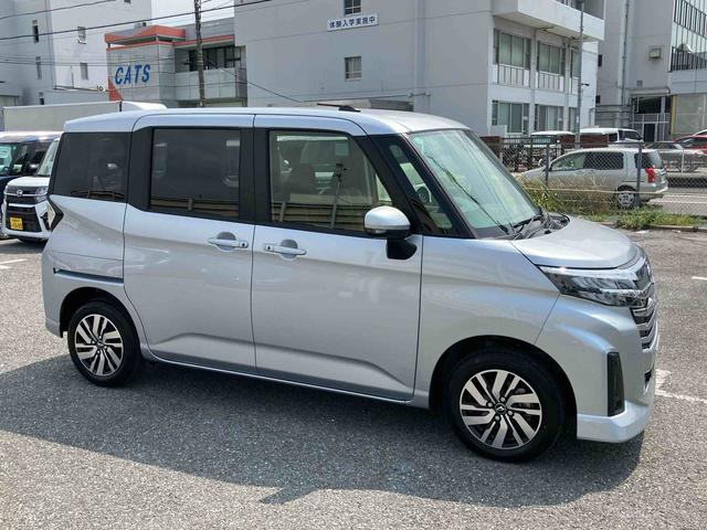 トールカスタムＧ９型ＤＰオーディオ／ＢＴ／ＴＶ／Ｂカメラ／ステアリングスイッチ　ＬＥＤヘッド＆フォグランプ　自動追従クルコン　１４インチアルミ　両側パワスラ　電動駐車ブレーキ　コーナーセンサー　衝突被害軽減ブレーキ（千葉県）の中古車