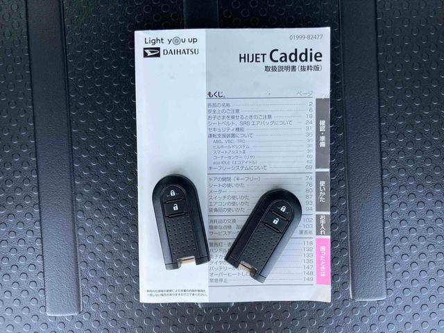 ハイゼットキャディーＤ　ＳＡIII　４ＷＤＣＤチューナー　ＥＴＣ　社外製１４インチアルミ　スライドドア　プッシュボタンスターター　オート格納ドアミラー　オートライト　アイドリングストップ　横滑り防止装置　衝突被害軽減ブレーキ（千葉県）の中古車