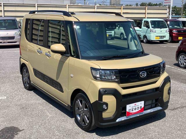 タントファンクロスターボルーフレール　１５インチアルミ　バックカメラ　両側電動スライドドア　シートヒーター　電動駐車ブレーキ　ＬＥＤライト＆フォグ　上下２段調節式デッキボード　コーナーセンサー　衝突被害軽減ブレーキ（千葉県）の中古車