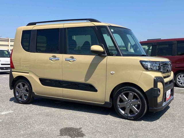 タントファンクロスターボルーフレール　１５インチアルミ　バックカメラ　両側電動スライドドア　シートヒーター　電動駐車ブレーキ　ＬＥＤライト＆フォグ　上下２段調節式デッキボード　コーナーセンサー　衝突被害軽減ブレーキ（千葉県）の中古車
