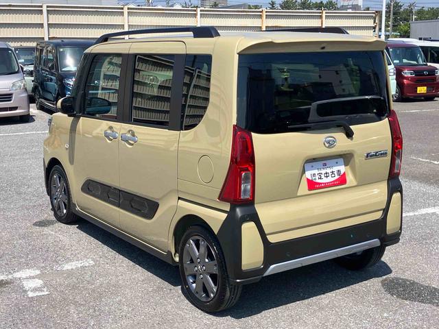 タントファンクロスターボルーフレール　１５インチアルミ　バックカメラ　両側電動スライドドア　シートヒーター　電動駐車ブレーキ　ＬＥＤライト＆フォグ　上下２段調節式デッキボード　コーナーセンサー　衝突被害軽減ブレーキ（千葉県）の中古車