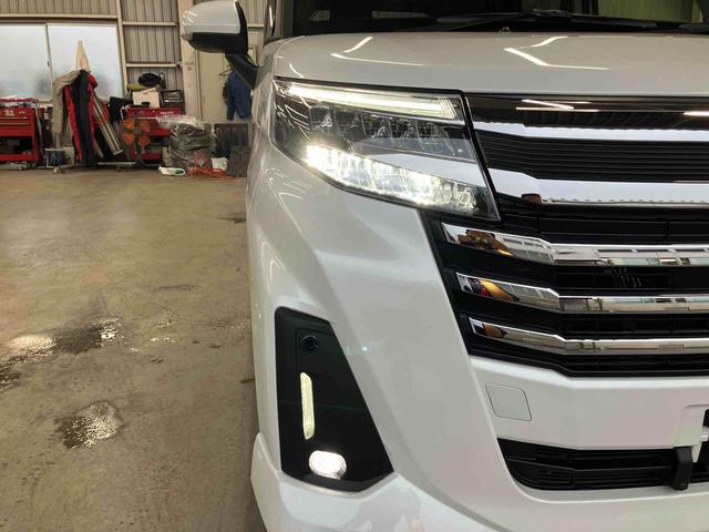 トールカスタムＧＬＥＤヘッドライト＆フォグランプ　アダプティブクルコン　１４インチアルミホイール　両側電動スライドドア　電動パーキングブレーキ　プッシュボタンスターター　コーナーセンサー　衝突被害軽減ブレーキ（千葉県）の中古車