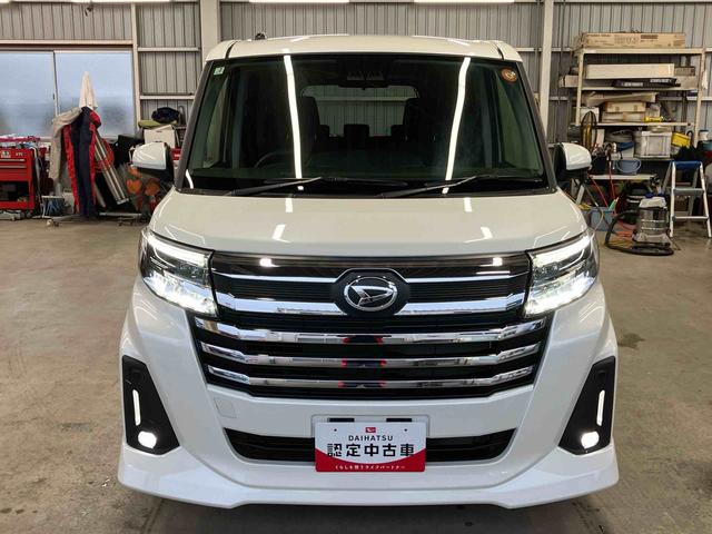 トールカスタムＧＬＥＤヘッドライト＆フォグランプ　アダプティブクルコン　１４インチアルミホイール　両側電動スライドドア　電動パーキングブレーキ　プッシュボタンスターター　コーナーセンサー　衝突被害軽減ブレーキ（千葉県）の中古車
