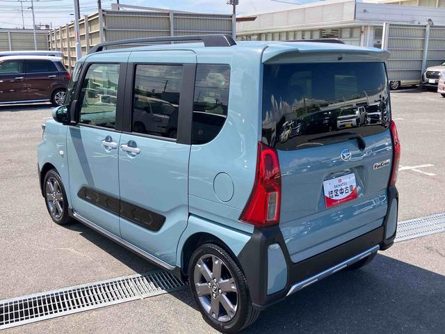 タントファンクロスターボルーフレール　１５インチアルミ　バックカメラ　両側電動スライドドア　シートヒーター　電動駐車ブレーキ　ＬＥＤライト＆フォグ　上下２段調節式デッキボード　コーナーセンサー　衝突被害軽減ブレーキ（千葉県）の中古車