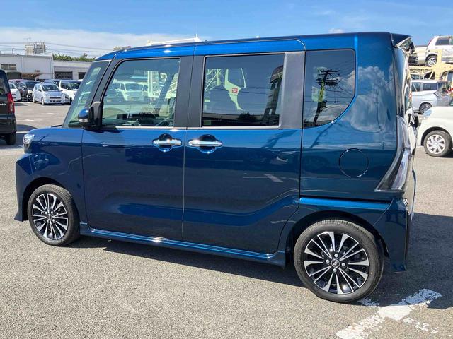 タントカスタムＲＳターボエンジン　１５インチアルミ　バックカメラ　両側電動スライドドア　シートヒーター　電動駐車ブレーキ　ＬＥＤライト＆フォグ　上下２段調節式デッキボード　コーナーセンサー　衝突被害軽減ブレーキ（千葉県）の中古車