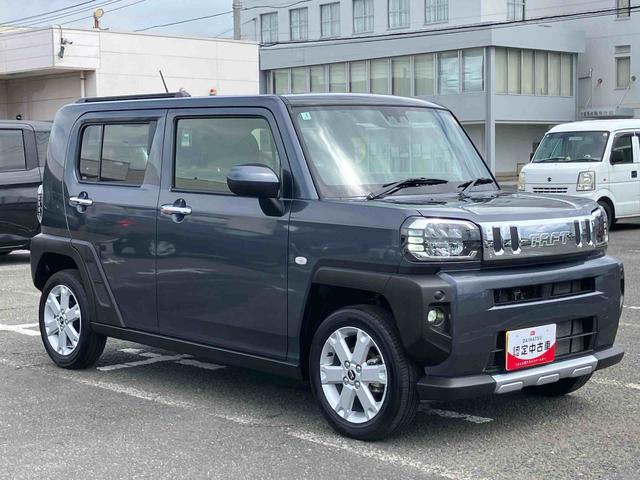 タフトＧターボ　クロムベンチャーターボ　ガラスルーフ　ルーフレール　スマートアシスト　アダプティブクルコン　オートライト　オートハイビーム　ＬＥＤヘッドランプ＆フォグ　コーナーセンサー　シートヒーター　革巻きステアリング　アルミ（千葉県）の中古車