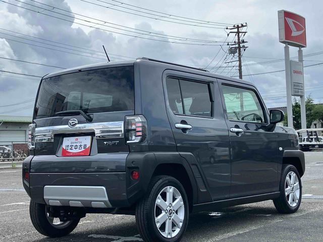 タフトＧターボ　クロムベンチャーターボ　ガラスルーフ　ルーフレール　スマートアシスト　アダプティブクルコン　オートライト　オートハイビーム　ＬＥＤヘッドランプ＆フォグ　コーナーセンサー　シートヒーター　革巻きステアリング　アルミ（千葉県）の中古車