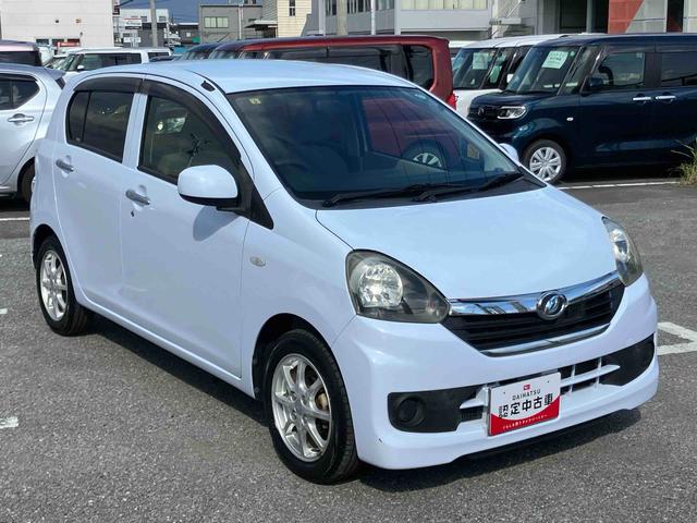 ミライースX スマートセレクションSAナビ/BT/DTV/CD/DVD/バックカメラ 14インチアルミ メッキグリル 電動格納ドアミラー キーレスエントリー プライバシーガラス リヤシートヘッドレスト 横滑り防止装置 衝突被害軽減ブレーキ(千葉県)の中古車