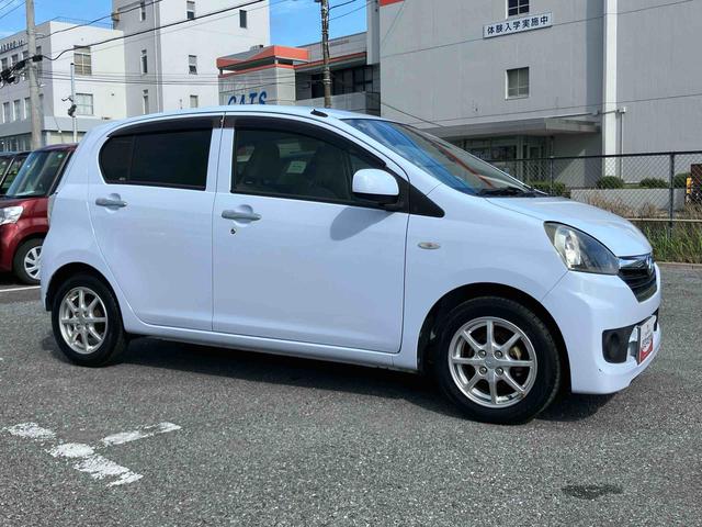 ミライースX スマートセレクションSAナビ/BT/DTV/CD/DVD/バックカメラ 14インチアルミ メッキグリル 電動格納ドアミラー キーレスエントリー プライバシーガラス リヤシートヘッドレスト 横滑り防止装置 衝突被害軽減ブレーキ(千葉県)の中古車