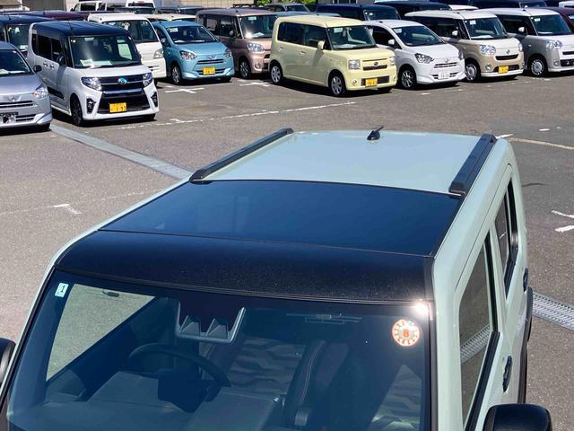 タフトＧターボ　ダーククロムベンチャー前後ダークガーニッシュ　ガラスルーフ　ルーフレール　１５インチアルミ　ＬＥＤヘッドライト＆フォグランプ　バックカメラ　シートヒーター　電動駐車ブレーキ　自動追従クルコン　衝突被害軽減ブレーキ（千葉県）の中古車