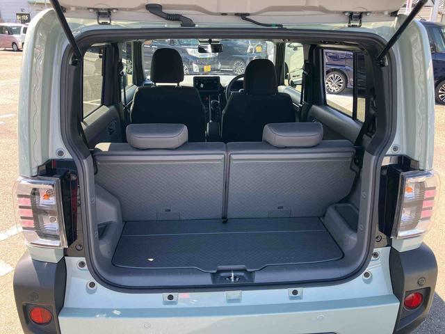 タフトＧターボ　ダーククロムベンチャー前後ダークガーニッシュ　ガラスルーフ　ルーフレール　１５インチアルミ　ＬＥＤヘッドライト＆フォグランプ　バックカメラ　シートヒーター　電動駐車ブレーキ　自動追従クルコン　衝突被害軽減ブレーキ（千葉県）の中古車