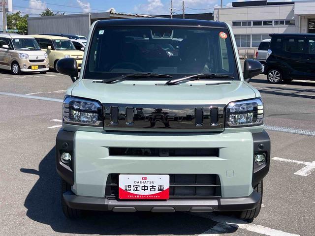 タフトＧターボ　ダーククロムベンチャー前後ダークガーニッシュ　ガラスルーフ　ルーフレール　１５インチアルミ　ＬＥＤヘッドライト＆フォグランプ　バックカメラ　シートヒーター　電動駐車ブレーキ　自動追従クルコン　衝突被害軽減ブレーキ（千葉県）の中古車