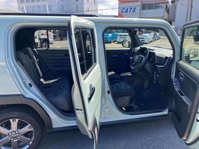 タフトＧターボ　ダーククロムベンチャー前後ダークガーニッシュ　ガラスルーフ　ルーフレール　１５インチアルミ　ＬＥＤヘッドライト＆フォグランプ　バックカメラ　シートヒーター　電動駐車ブレーキ　自動追従クルコン　衝突被害軽減ブレーキ（千葉県）の中古車