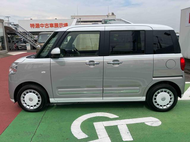 ムーヴキャンバスストライプスＧ両側電動スライドドア　ＬＥＤヘッドライト＆フォグランプ　シートヒーター　保温カップホルダー　電動駐車ブレーキ　バックカメラ　ステアリングスイッチ　コーナーセンサー　衝突被害軽減ブレーキ（千葉県）の中古車