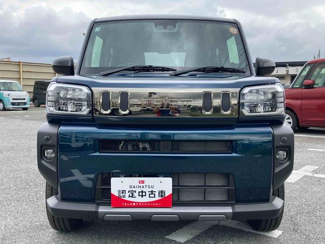 タフトＧターボ　ダーククロムベンチャー前後ダークガーニッシュ　ガラスルーフ　ルーフレール　１５インチアルミ　ＬＥＤヘッドライト＆フォグランプ　バックカメラ　シートヒーター　電動駐車ブレーキ　自動追従クルコン　衝突被害軽減ブレーキ（千葉県）の中古車