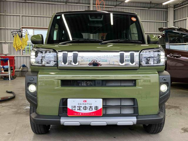 タフトG クロムベンチャー前後専用ガーニッシュ ガラスルーフ ルーフレール 15インチアルミ LEDヘッドライト&フォグランプ バックカメラ シートヒーター 電動駐車ブレーキ コーナーセンサー 衝突被害軽減ブレーキ(千葉県)の中古車