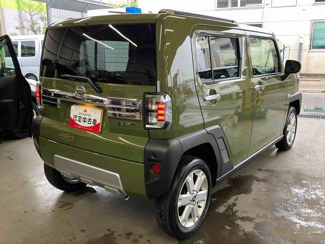 タフトG クロムベンチャー前後専用ガーニッシュ ガラスルーフ ルーフレール 15インチアルミ LEDヘッドライト&フォグランプ バックカメラ シートヒーター 電動駐車ブレーキ コーナーセンサー 衝突被害軽減ブレーキ(千葉県)の中古車