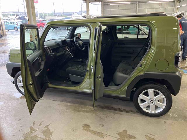 タフトG クロムベンチャー前後専用ガーニッシュ ガラスルーフ ルーフレール 15インチアルミ LEDヘッドライト&フォグランプ バックカメラ シートヒーター 電動駐車ブレーキ コーナーセンサー 衝突被害軽減ブレーキ(千葉県)の中古車