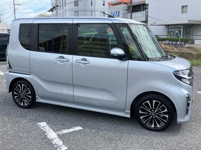 タントカスタムＲＳターボ　ディスプレイオーディオ　バックカメラ　ＥＴＣ　駐車支援システム　１５インチアルミ　両側パワスラ　シートヒーター　ＬＥＤライト＆フォグ　自動追従クルコン　コーナーセンサー　衝突被害軽減ブレーキ（千葉県）の中古車