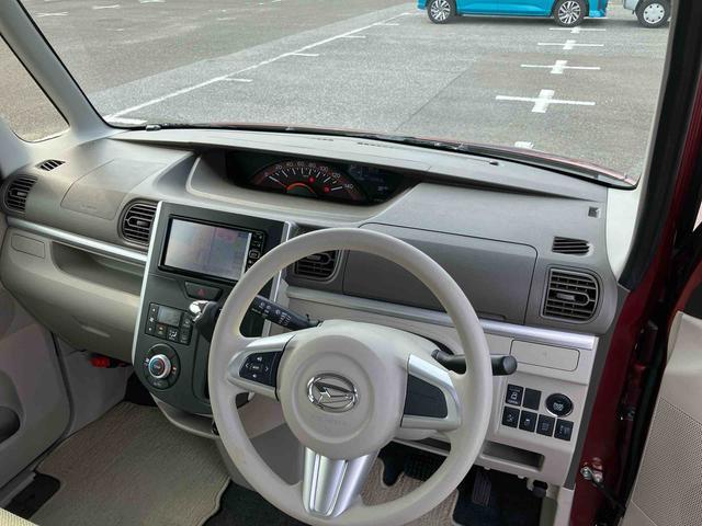 タントＸ　スマートセレクションＳＡナビ／ワンセグ／ＣＤ／ラジオ　バックカメラ　衝突被害軽減ブレーキ　オートライト　左側電動スライドドア　オートエアコン　アイドリングストップ　キーフリー　プッシュスタート　足踏み式パーキングブレーキ（千葉県）の中古車