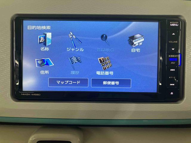 ムーヴキャンバスＧメイクアップ　ＳＡIIIバックカメラ連動フルセグナビ　ＵＳＢ接続　ブルートゥース対応　ＥＴＣ　前後コーナーセンサー　置きラクボックス　オートライト　オートハイビーム　助手席シートバックポケット＋ショッピングフック（千葉県）の中古車