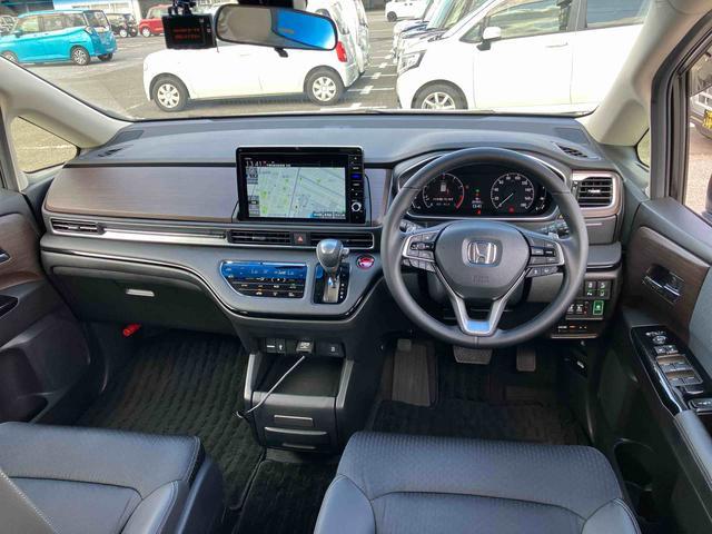 オデッセイアブソルート・ＥＸ４ＷＤ　１０型ナビ／ＢＴ／ＴＶ／ＤＩＳＣ／全周囲Ｍ　前後ドラレコ　ＥＴＣ２．０　リモコンエンジンスタート　駐車支援　ＬＥＤ前ライト　１８インチＡＷ　両側パワスラ　シートヒーター　衝突被害軽減ブレーキ（千葉県）の中古車